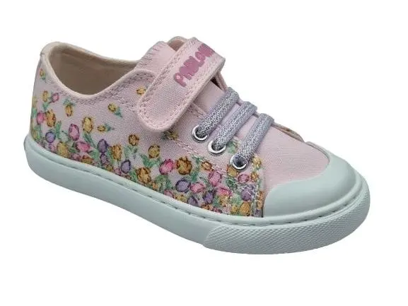 Zapatillas De Lona Para Niñas, Marca Pablosky, En Color Rosa Con Glitter . Pablosky 976470 - 1