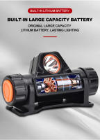 Linterna Frontal LED Para Pesca De Noche Con Vida Útil De Batería Larga Y Magnético Cargable Luz Fuerte Exterior - details 4