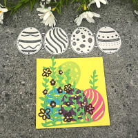 Cortadores De Metal Para Decoración De Pascua Conejos Conejitos Y Huevo Múltiples Uso En Scrapbooking Álbumes De Fotos Y Cartas DIY - details 7