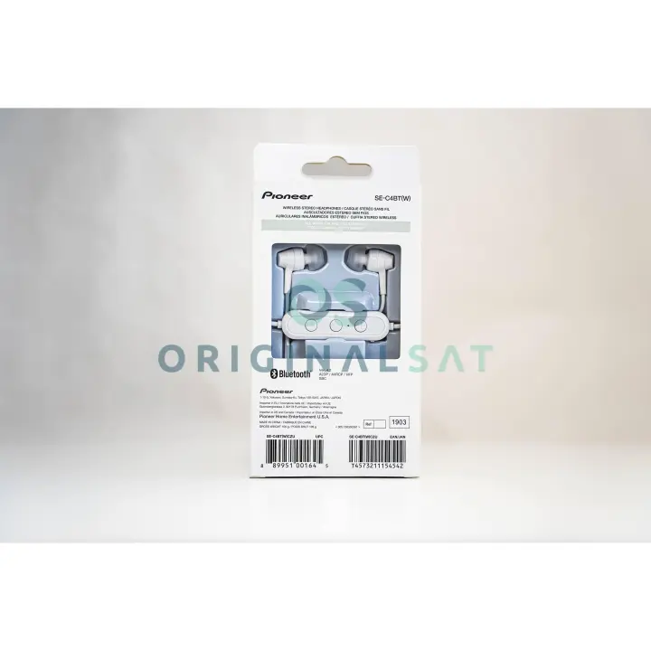 Auricular Pioneer SE-C4BT Bluetooth Blanco - 1