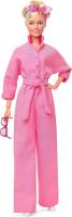 Barbie The Movie, Margot Robbie, Mono de Vestir Rosa, Gafas de Sol y pañuelo en el Pelo Mattel RF29 - details 1