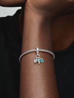 Pandora - Dije triple Colgante de Pez, Tortuga Marina y Caracola-Plata de Lei - details 3