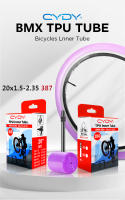 Tubo De Bicicleta CYDY TPU 35g Tamaño 20" Para Rueda De 20x1.5 1.75 1.95 2.1 2.25 2.35 Con Válvula De 45mm BMX Cámara Ciclismo Pneumático Tyre - details 0