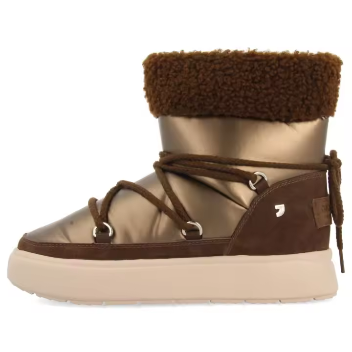 Botas metalizadas estilo aprés ski borreguito wolcott - 1