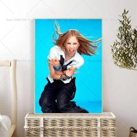 Póster Self-adhesivo De Cantante Pop Rock Avril Lavigne Moda Para Decoración De Pared De Café Barra Habitación Material Papel Impermeable Estilo Moderno - details 12