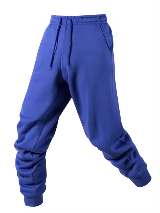 Pantalones De Sudoración Para Hombre Casual Deportivo Primavera Otoño Con Cordón Color Sólido Pantalones De Jogging Diarios - 1