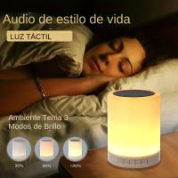 Lámpara De Noche Con Altavoz Bluetooth Inalámbrico Y Luz LED De Toque Para Niños Regalo Tabla De Lámpara Atmosfera Regulable Con Colores - details 0