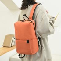 Mochila Pequeña De Color Sólido Impermeable Y De Gran Capacidad Para Viajes Y Escuela Mochila Casual Para Adolescentes Con Capacidad Grande Para Libros Y Utensilios Escolares - details 5