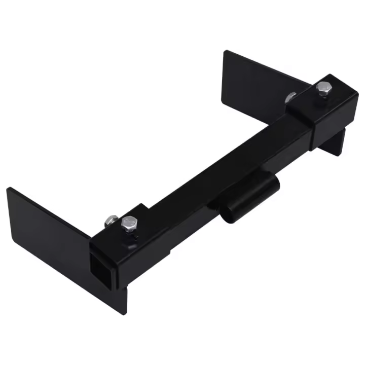 vidaXL Adaptador quitanieves para cortacésped negro - 1