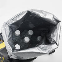 Mochila De Almacenamiento Exterior 20L Impermeable Y Colapsable Para Kayak Y Rafting Separación Seca Y Húmeda Bolsa De Río Unisex Color Amarillo Y Negro - details 11