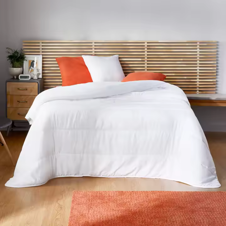 Edredón Nórdico de Fibra 300 gr – Relleno Cálido y Transpirable para Otoño e Invierno, Suave y Mullido, Alto Gramaje para Máximo Confort, Ideal para Habitaciones Frías, Lavable a Máquina, Aislamiento Térmico para un Descanso Placentero -WHAT THE SLEEP - 1