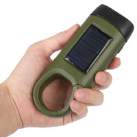 Linterna LED De Sobrevivencia Recargable Para Pesca Navegación Senderismo Con Solar Panel Y Generador De Manivela Emergencia - details 13
