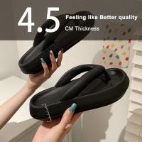 Nuevos Sandalias De Plataforma Gruesa Para Hombre 2024 Moda Verano Zapatillas De Playa Antideslizantes Calzado Casual Para Baño - details 18