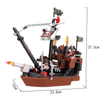 COGO Viking Ship Building Blocks 302 Piezas Modelo De Barco Vikingo Griego Para Niños 6+ Mitos Medievales Nórdicos Barco De Piratas Juguetes Educativos Compatible Con Lego - details 4