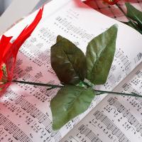 Ramo De Poinsettia Artificial Con 7 Ramas Para Decoración De Hogar Bodas Y Fiestas Navideñas Flores Falsas Para Sala De Estar - details 5