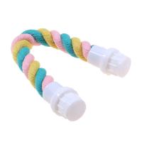 Juguete Para Pájaros Colgante De Algodón Y Correa Colorido Percha Para Masticar Juguete De Cazuela De Aves Juguete De Escalada Para Pájaros - details 2
