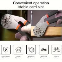 Llave De Mano Mágica Hexagonal De Aluminio Y Acero Multiusos De 6 Y 8 Pulgadas Clampable Y Móvil Para Reparaciones Domésticas - details 9