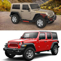 Cubiertas De Parachoques Para Coche 2PCS Pegatinas De Vinilo Para Jeep Wrangler JK JL TJ Sin Finidad Accesorios De Exterior Diseño DIY - details 4