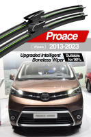 LimpiaParabrisas Anteojos Frontales Para Toyota Proace 2013-2023 Pares Accesorios De Ventanas 2014 2015 2017 2018 2019 2020 2022 Láminas De Limpieza Natural De Goma Inteligente Boneless - details 0
