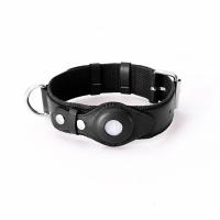 Collar De Cuero Para Perro Con Diseño De Lujo Ajustable Con Porta-Airtag Para Posicionamiento Cuello Del Gato Accesorios De Moda Para Mascotas - details 11