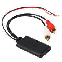 Adaptador De Música Inalámbrico Para Coche Universal Con Cable Aux RCA Estéreo 2RCA Almacenamiento De Audio Bluetooth Car Kit - details 6