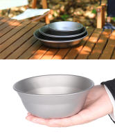 Tiartisan Juego De Comedor De Titanio Para Camping Y Senderismo Platos Y Cucharas Ultraligeros Portátiles Piletas De Ensalada Stackable - details 8