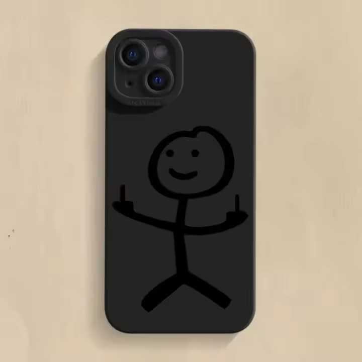 Funda de teléfono Matchman de dibujos animados para IPhone 14 pro max cubierta de silicona  suave mate a prueba de golpes - 1
