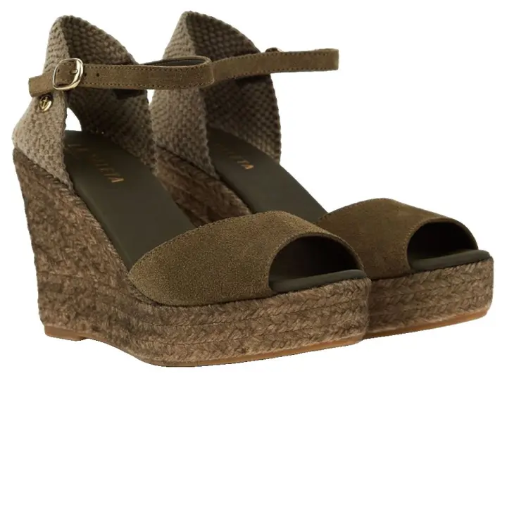 La Valeta Charlene Peep Toe Oliva - 1