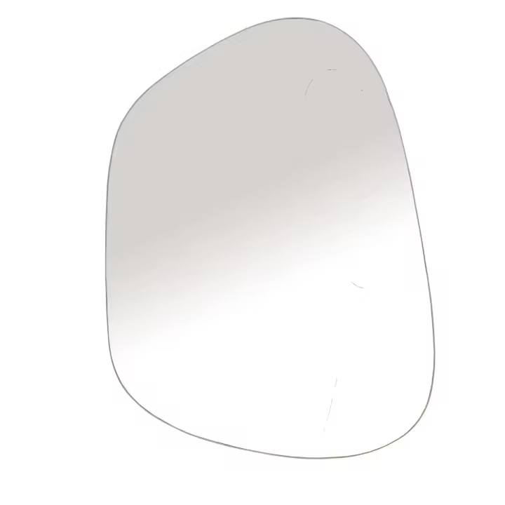 Espejo de pared Alexandra House Living Metal Abstracto 2 x 55 x 41 cm - 1