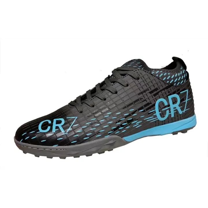 Nuevos hombres CR7 botas de fútbol de césped botas de fútbol transpirables deporte al aire libre TF zapatos de entrenamiento hierba Futsal partido deporte Envío Directo - 1