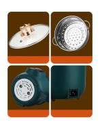 Pote Eléctrico Multifuncional Para Sopa Arroz Y Noodles Con Vaporizador EU Plug Potencia 500W Para Cocinar Y Calentar - details 13