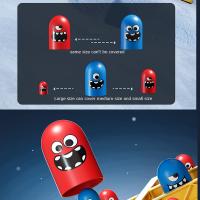 Juego De Tablero Educativo Tic Tac Toe Para Niños Juguete Interactivo De Desarrollo Inteligente Tamaño Grande Dibujos Animados Adecuado Para Niños De 3 a 12 Años Regalo Navideño - details 3