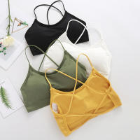 Top Deportivo Para Mujer Con Tirantes Cruzados Push up Yoga Gimnasio Crop Top Fitness Transpirable Beauty Back Brassiere - details 6