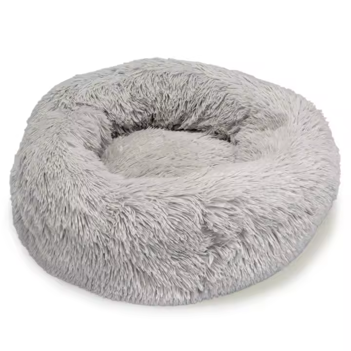 Arquivet Cama Redonda Gris Claro Suave 50 Cm para Mascotas - 1