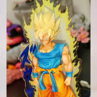 Figura De Acción Dragon Ball Son Goku Super Saiyan PVC Estatua Colección Modelo Juguetes Para Niños Regalos De Navidad - details 1