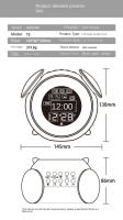 Reloj De Alarma Con Luz LED Y Modo Atardecer Luz De Despierto Infantil Luz Ambiente Para La Habitación Control De Brillo - details 16