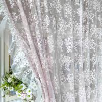Cortina Romántica De Encaje Ajustable En Altura Vintage Con Volantes Para Cocina Ventana Pequeña Cortinas De Café Media Cortina De Ventana - details 5