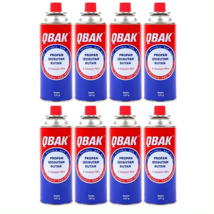 Cartuchos de Gas Butano 227g para Hornillos y Quemadores - 100% Butano, Compatibles con Cocinas Portátiles, Sopletes y Más - Cartucho Desechable con Válvula de Seguridad calidad de confianza surtido de cantidad 4botellas 8 botellas o 12 botellas. - 1