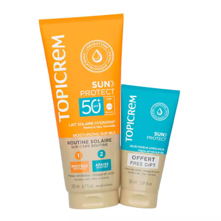 Topicrem Sun Protect Body Milk Spf50+ 200ml + Utterson Free 50ml - 1