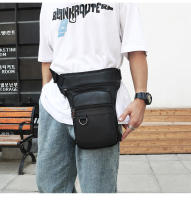 Bolsa De Pierna Impermeable PU Para Hombres Bolsa De Cintura Para Viaje Y Motocicleta Estilo Casual Monedero Transversal Hombro - details 0