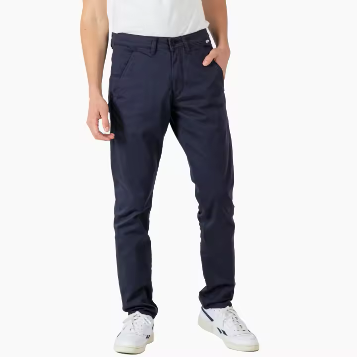Pantalón Chino Elástico para Hombre Reell Flex Tapered Chino en Azul Oscuro / Sabas Shop - 1