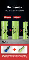 Linterna Submarina Profesional Paweinuo 6500mAh LED XHP160 IPX8 Impermeable Con Correa De Mano Para Diversión Al Aire Libre Y Camping - details 5