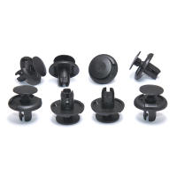 50 Piezas De Clip De Retención De Arrayanes Para Automóvil Universal Plástico 8MM Agujero Punta De Prensa Para Parachoques Y Bumper - details 7
