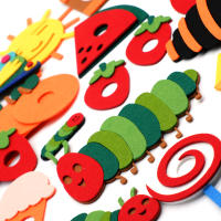 Juguete De Educación Montessori Para Niños Pequeños Caterpillar De Peluche Tablero De Historias Actividad De Preescolar Conocimiento Alimenticio Juguete De Educación Temprana - details 5