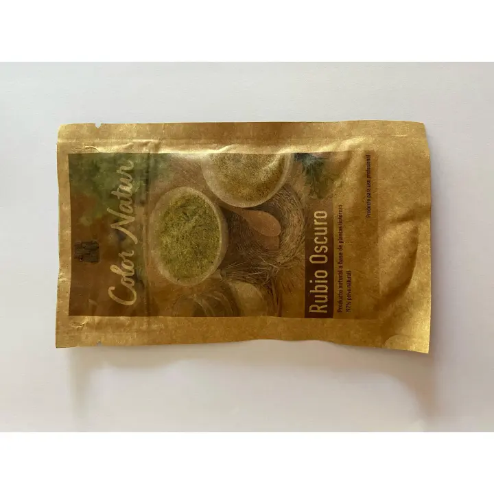 Barros para el pelo coloración natural vegana y ecológica Rubio Oscuro - Marca Lissa - 1