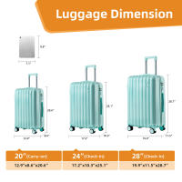 S7 STAR LG61583-LG61612 Juego 3 Maleta Rígida de Viaje, Trolley Equipaje Resistente Color Puro, Cabina Pack 20+24+28in  con 4 Ruedas Giratorias Multidireccionales 360°, Set 3 piezas Equipaje con Asa Telescópica - details 2
