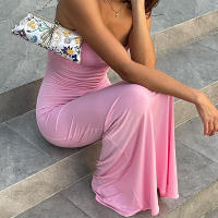 Vestido Bodycon Largo De Verano Para Mujer 2024 Estilo Y2K Para Fiesta Club Noche Calle Moda Cumpleaños Polyester Sin Mangas Cuello En V - details 9
