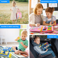 Juguete Educativo Sensorial Montessori Para Niños Pequeños Tablero Ocupado Fomenta Los Desarrollo De Las Habilidades Motoras Finas Juguete De Viaje Regalo Educativo - details 14