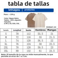 Camiseta De Anime Jujutsu Vintage Geto Suguru Para Hombre Estilo Retro Streetwear Manga Corta Suelta Ácido Camisetas De Verano Casual - details 0