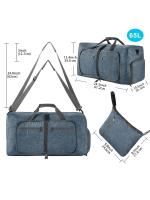 Bolsa De Viaje Grande Capacidad De Mano Equipaje De Mano Para Hombres Y Mujeres Bolsa De Hombro Exterior Impermeable Para Fin De Semana - details 11